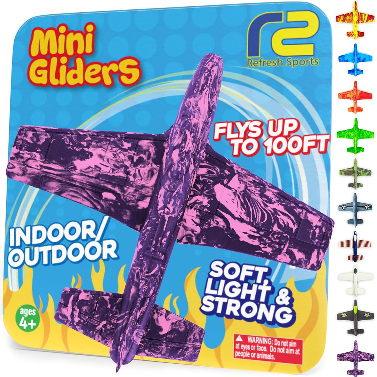 Foam Glider: Easter Basket Stuffers for Toddler to Teens - Fun Safe & Easy to Throw Girl Toys & Boy