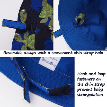 Keepersheep Baby Baseball Cap Infant Sun Hat, Cotton Knit with Soft Brim, Adjustable Soft Newborn