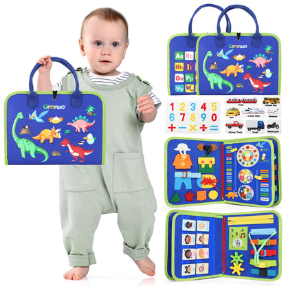URMYWO Toddler Busy Board - Busy Book Montessori Toys Ages 3 and up - Preschool Learning Activities
