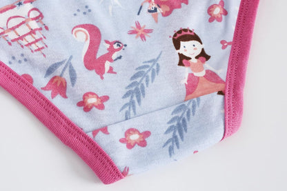 Cadidi Dinos Little Girls' Soft Cotton Underwear Kids Cool Breathable Comfort Panty Briefs Toddler