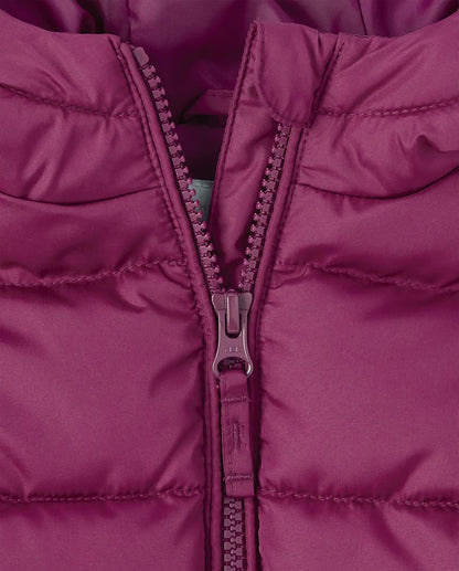 The Children's Place Baby and Toddler Girls' Medium Weight Wind-Resistant, Water-Resistant Puffer