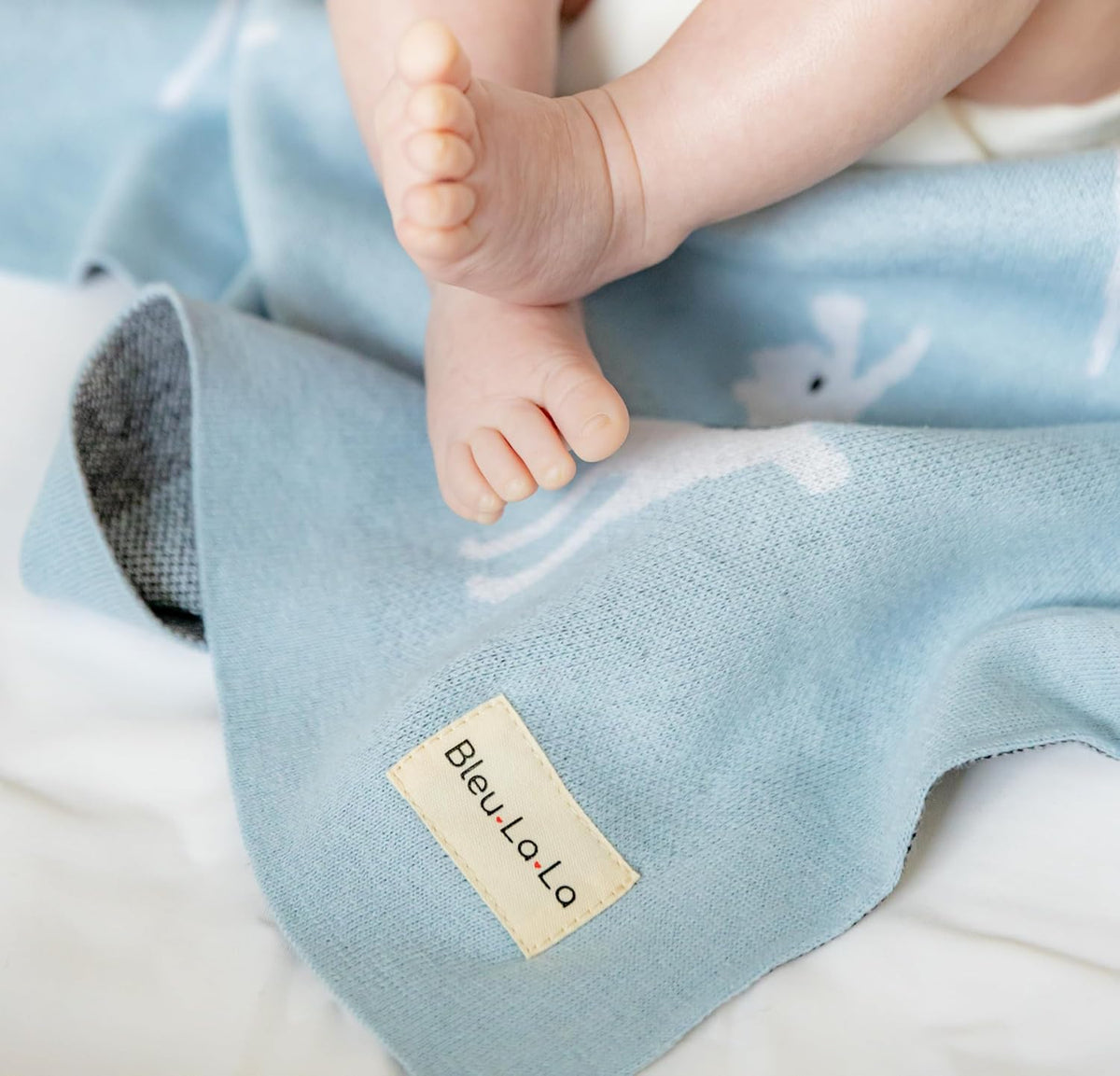 Baby Receiving Swaddle Stroller Blanket - 100% Fine Loomed Cotton Cozy Cuddle Crib Stroller Unisex