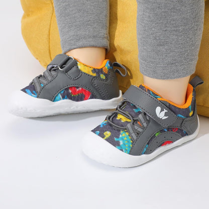 FEETCITY Wide Baby Shoes Boys Girls Baby Barefoot Shoes Breathable Infant Walking Shoe Crib Sock