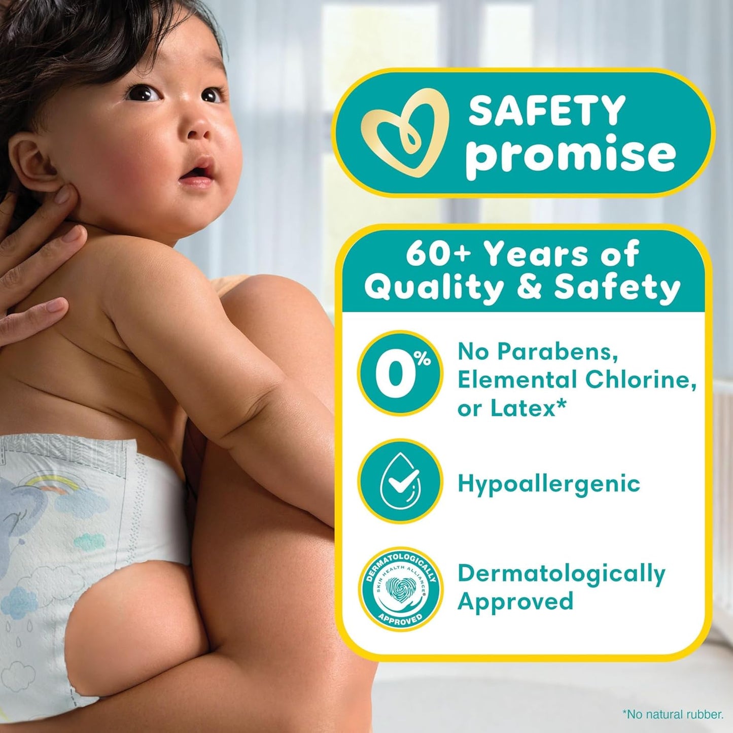 Pampers Baby Diapers - Swaddlers - Size 0, 84 Count, Ultra Absorbent Disposable Newborn Diaper