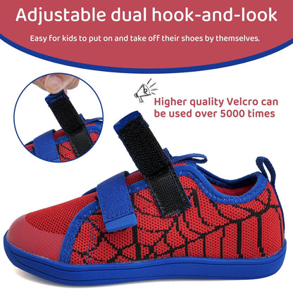 WateLves Toddler Little Kids Wide Barefoot Shoes The First Walking Shoes Girls Boys Breathable Zero