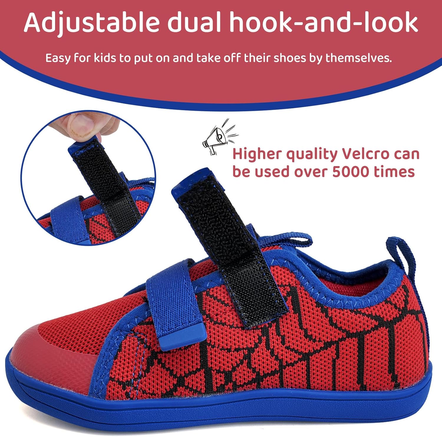 WateLves Toddler Little Kids Wide Barefoot Shoes The First Walking Shoes Girls Boys Breathable Zero