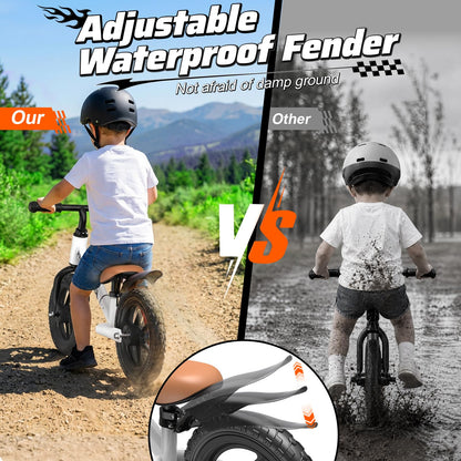 Toddler Balance Bike for 2 3 4 5 Year Old with【Light-Up Wheels & Fender】,Kids Balance Bike, Kids