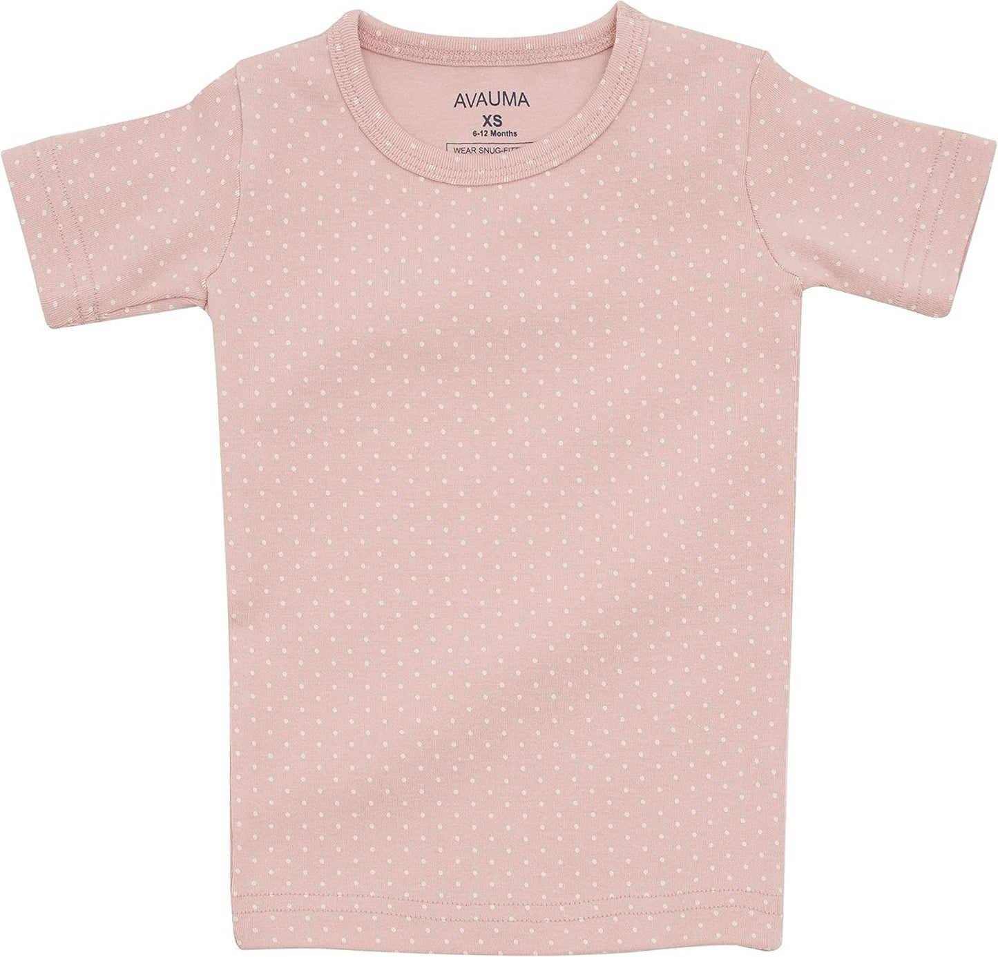 AVAUMA Baby Boys Girls Pajama Set 6M-7T Kids Cute Toddler Snug fit Pattern Design Pjs Cotton