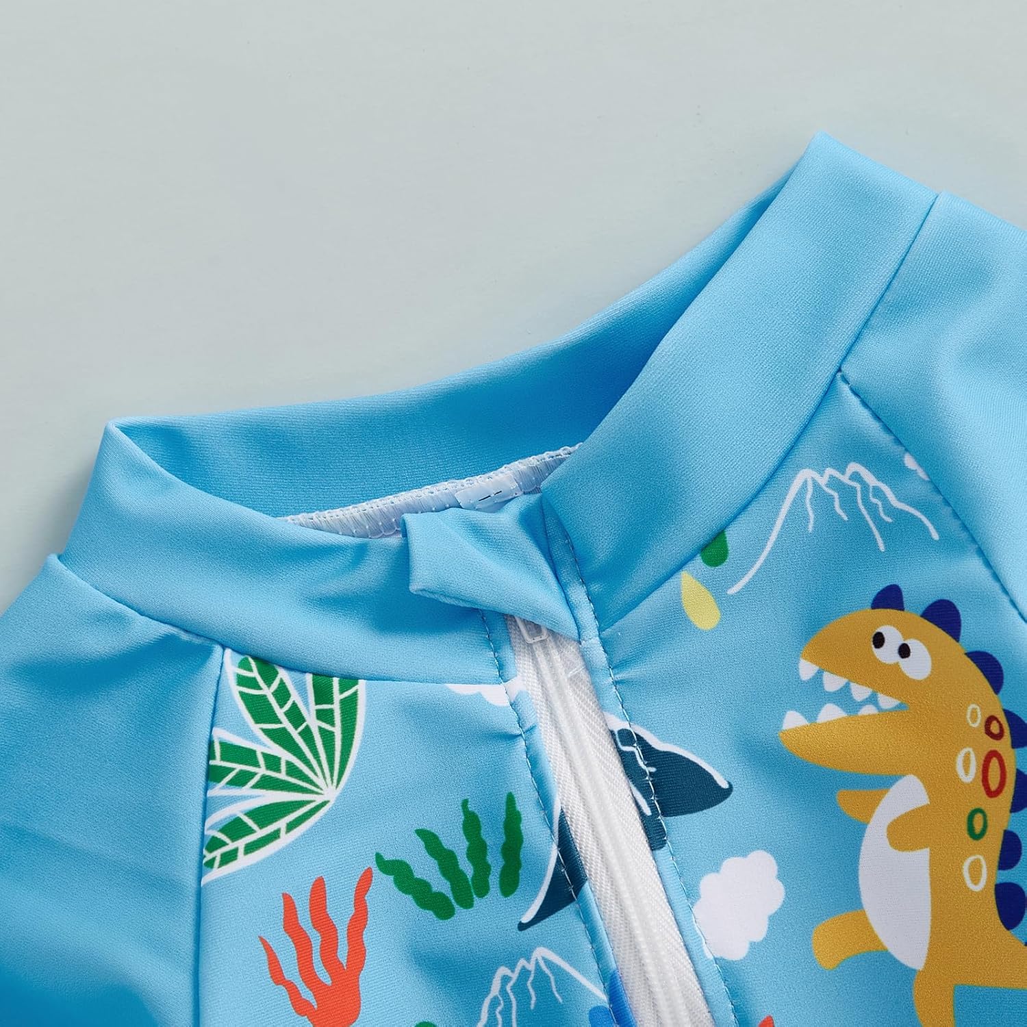 Hnyenmcko Baby/Toddler Boy Rash Guard Swimsuit Long Sleeve One Piece Zipper Swimwear Sunsuit Infant