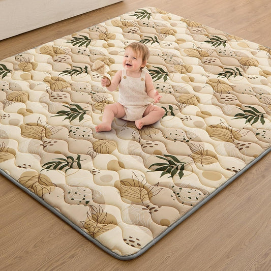 Blissful Diary Baby Play Mats for Floor, 71x59 Inch Extra Thicker & Large Soft Cushioning Foam