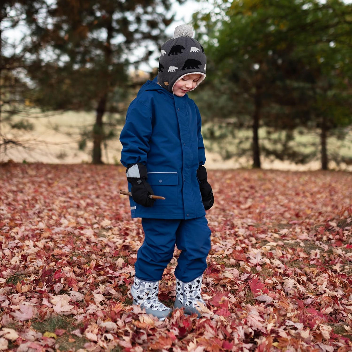JAN & JUL Waterproof Fleece Lined Rain Jacket, Raincoat for Kids