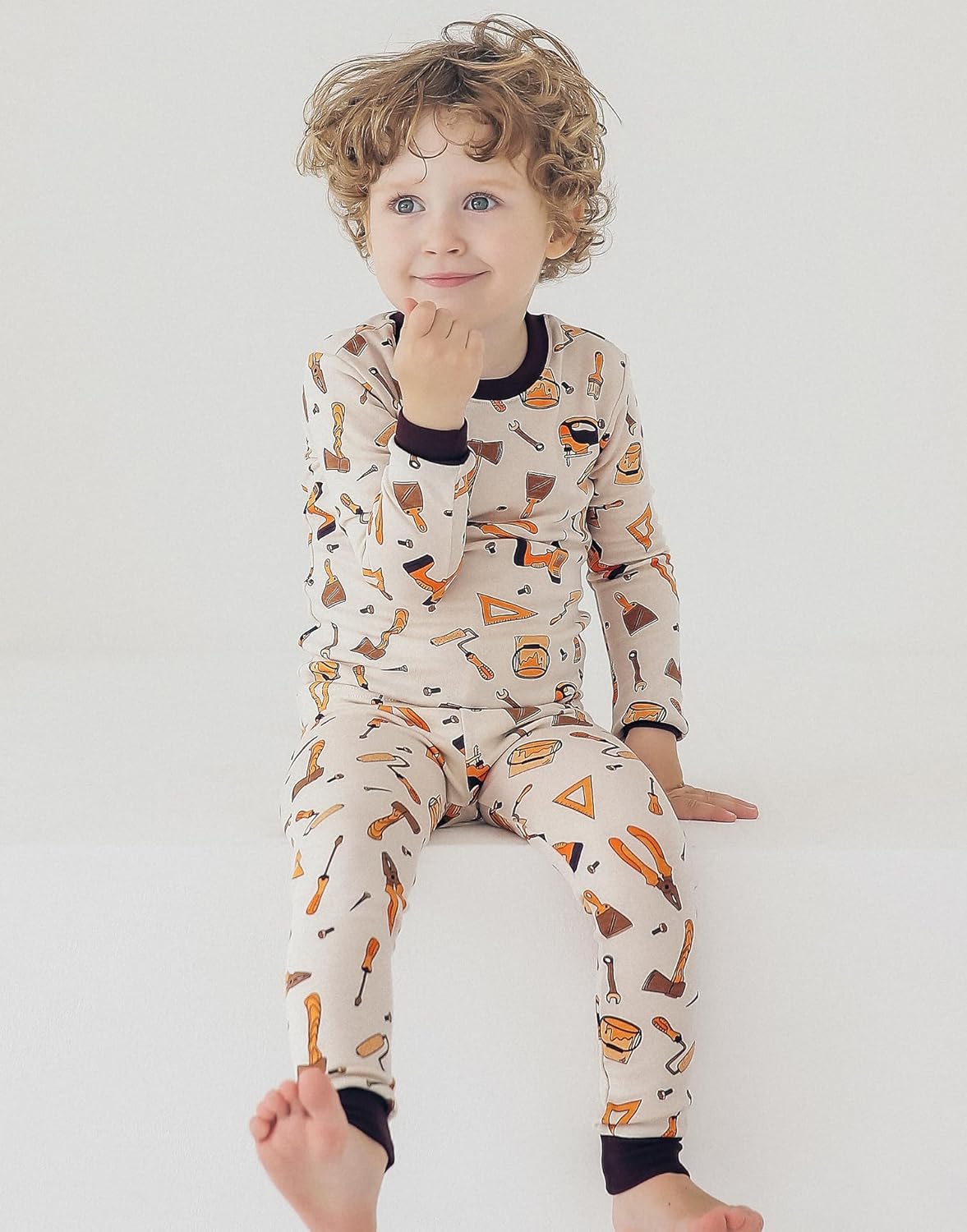 VAENAIT BABY 6M-12Y Kids Unisex Girls & Boys Soft Comfy Modal Tencel Sleepwear Pajamas 2pcs or 4pcs