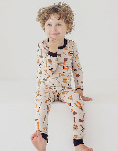 VAENAIT BABY 6M-12Y Kids Unisex Girls & Boys Soft Comfy Modal Tencel Sleepwear Pajamas 2pcs or 4pcs