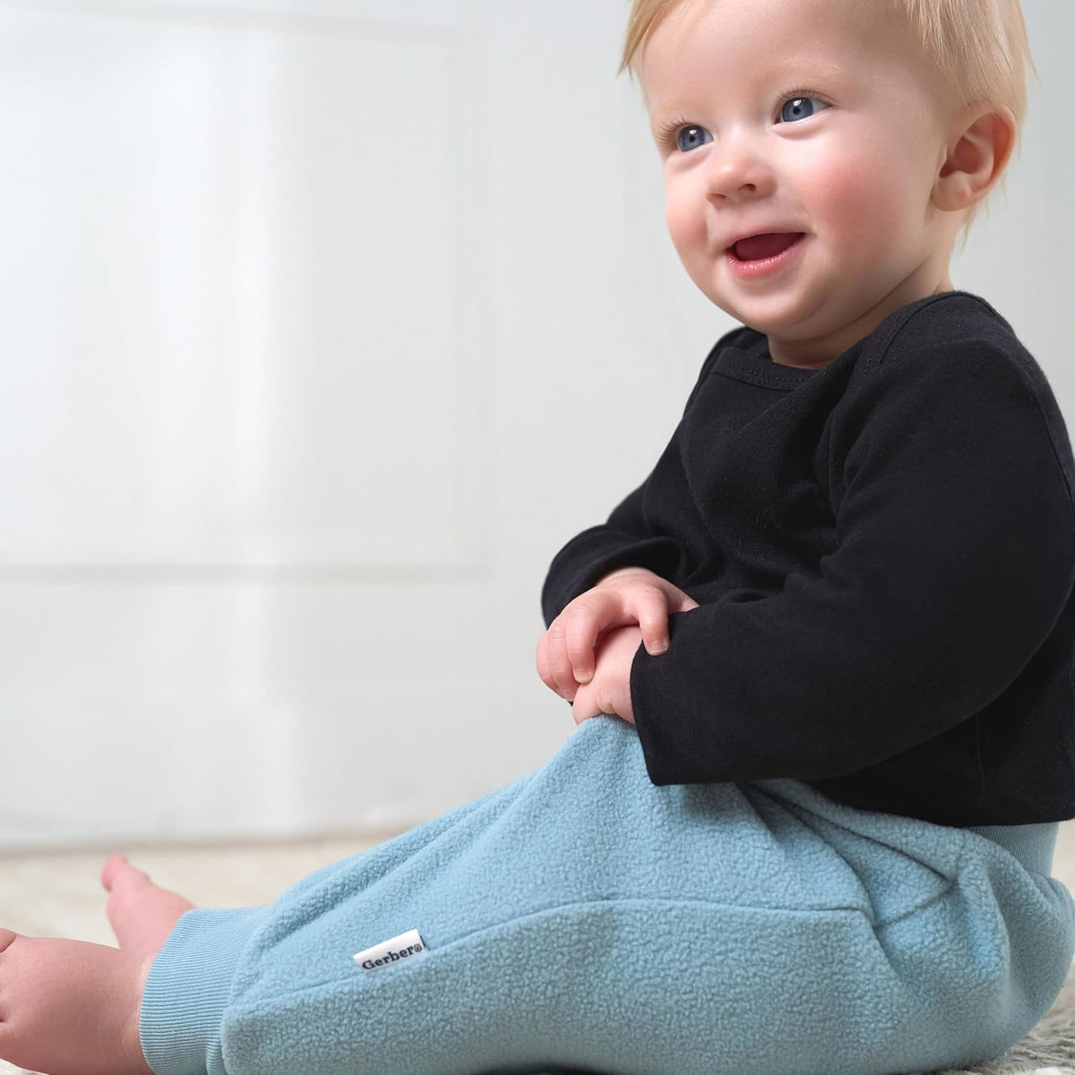 Gerber Baby Boys' 4-Pack Microfleece Pants