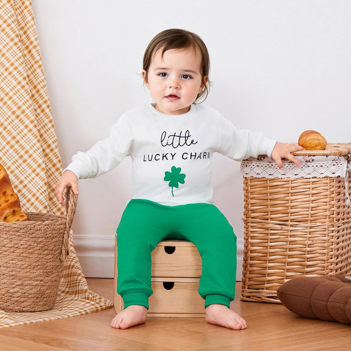 Kupretty Toddler Baby Boy Fall Winter Clothes Color Block Long Sleeve Sweatshirt Pullover Tops +