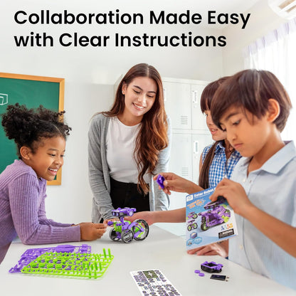 Sillbird Solar Building Robot Kit STEM Gift for Boys Aged 8-12, DIY 15-in-1 Science Educational