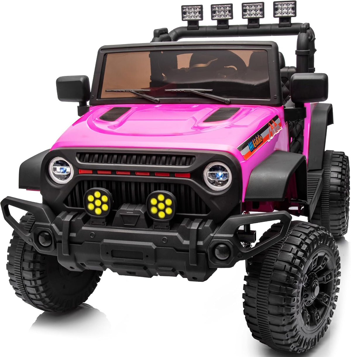 4WD Kids Ride on Car Truck, 12V 7Ah Kids Electric Vehicles Car Ride on Toy for Toddlers w/Remote
