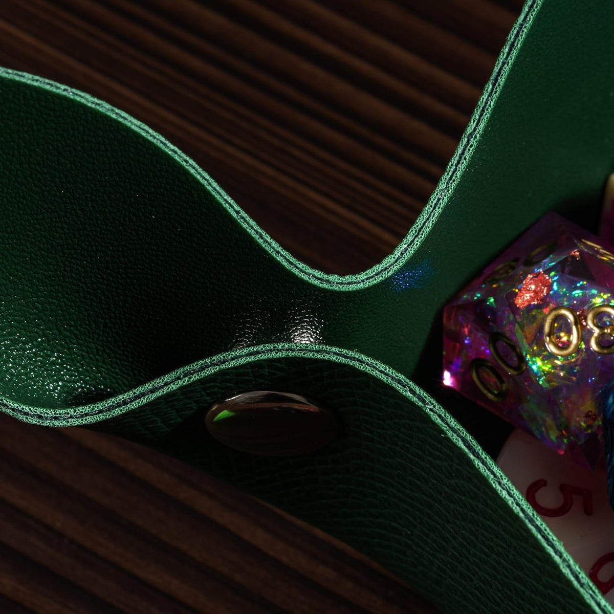 DND Dice Rolling Tray, Portable Dice Tray Unique Turtle Shape Dice Storage Organizer D&D Gift for