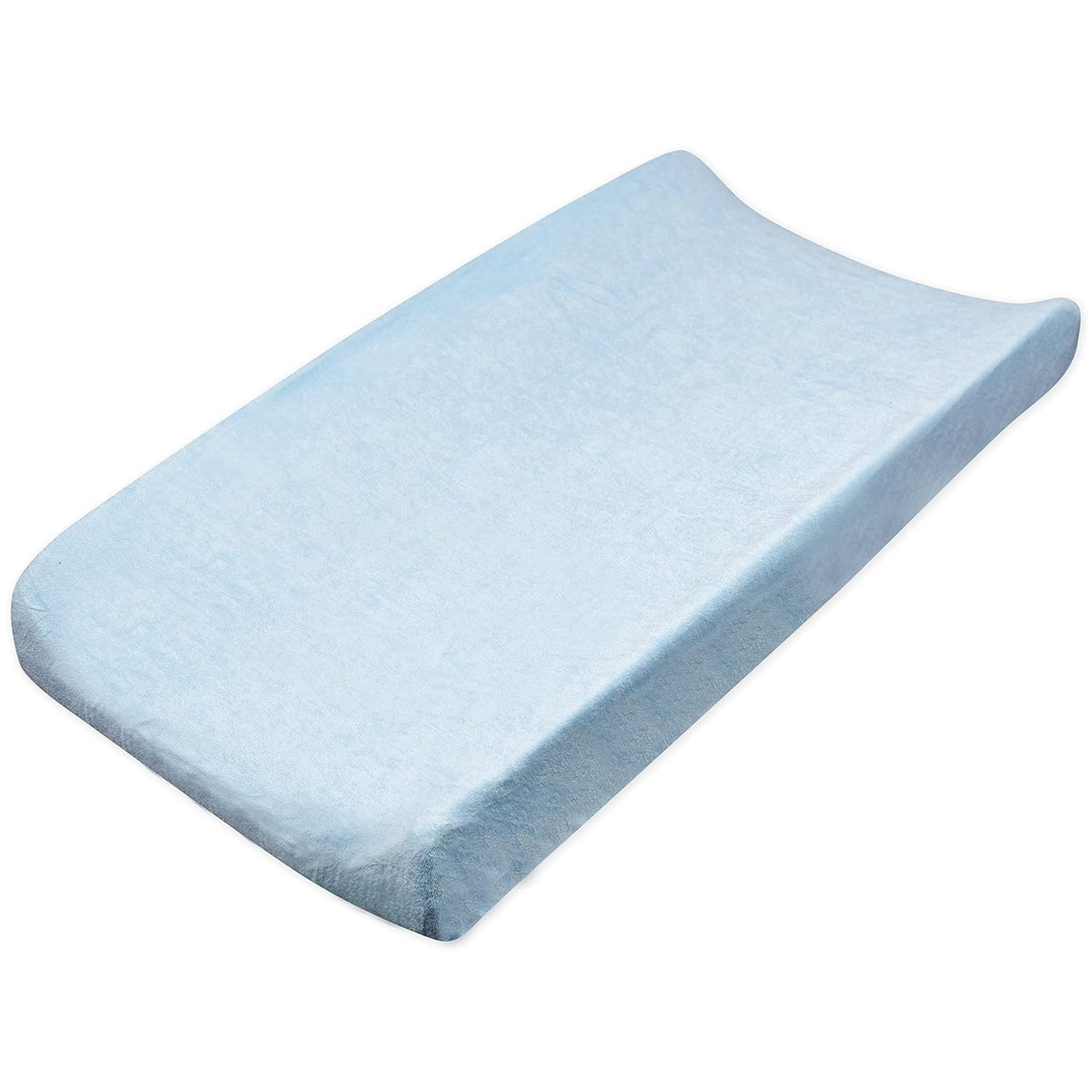 HonestBaby unisex baby Organic Cotton Changing Pad Cover and Toddler Sleepers, Light Blue, One Size