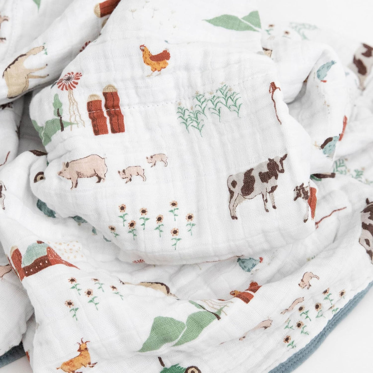 Little Unicorn Original Premium Cotton Quilt | Multi-Layered & Extra-Soft Muslin Fabric |for Babies