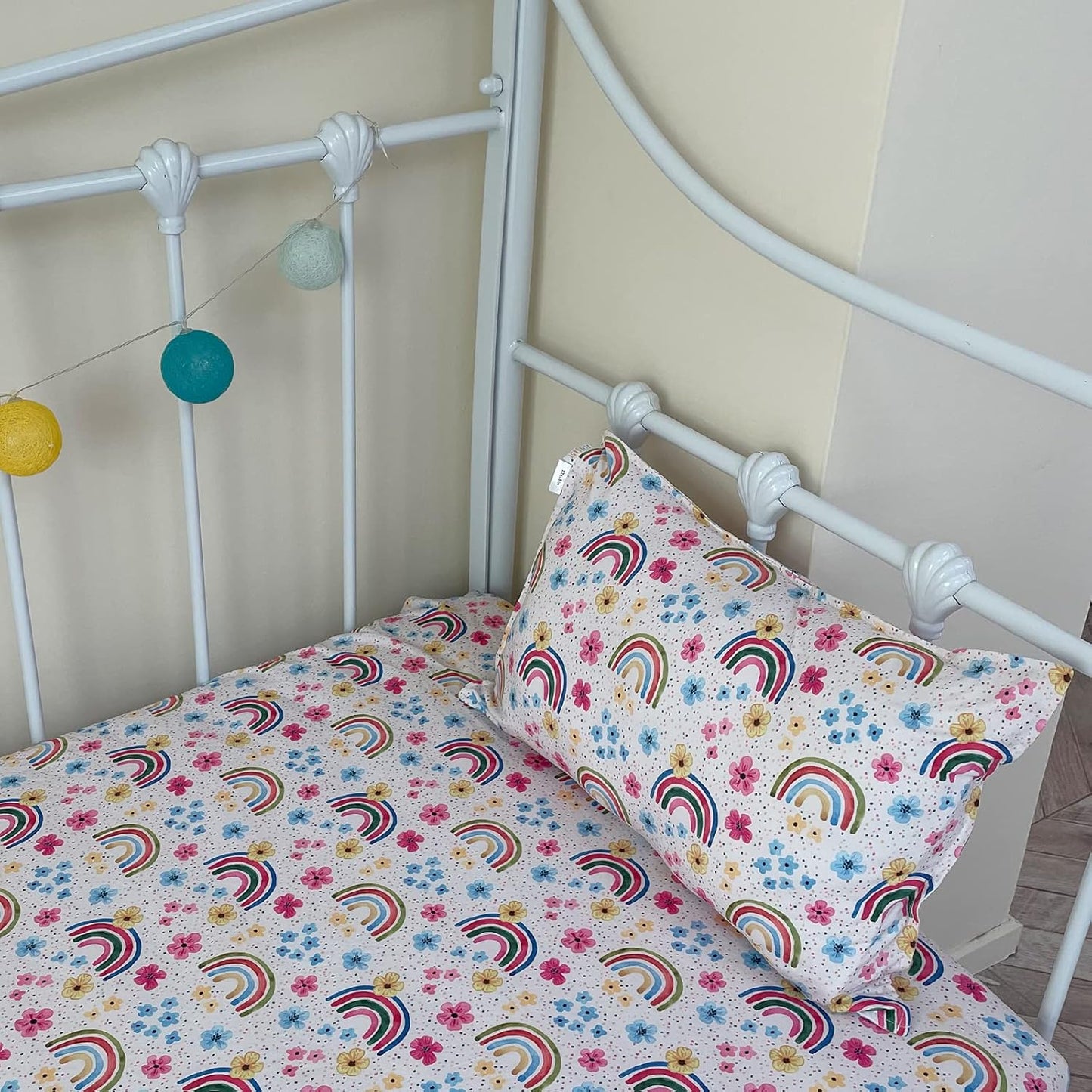 ALVABABY Toddler Pillowcases Stretchy Soft Kids Pillow Cover 2 Pack Fit 13"x 18" or 12"x18"