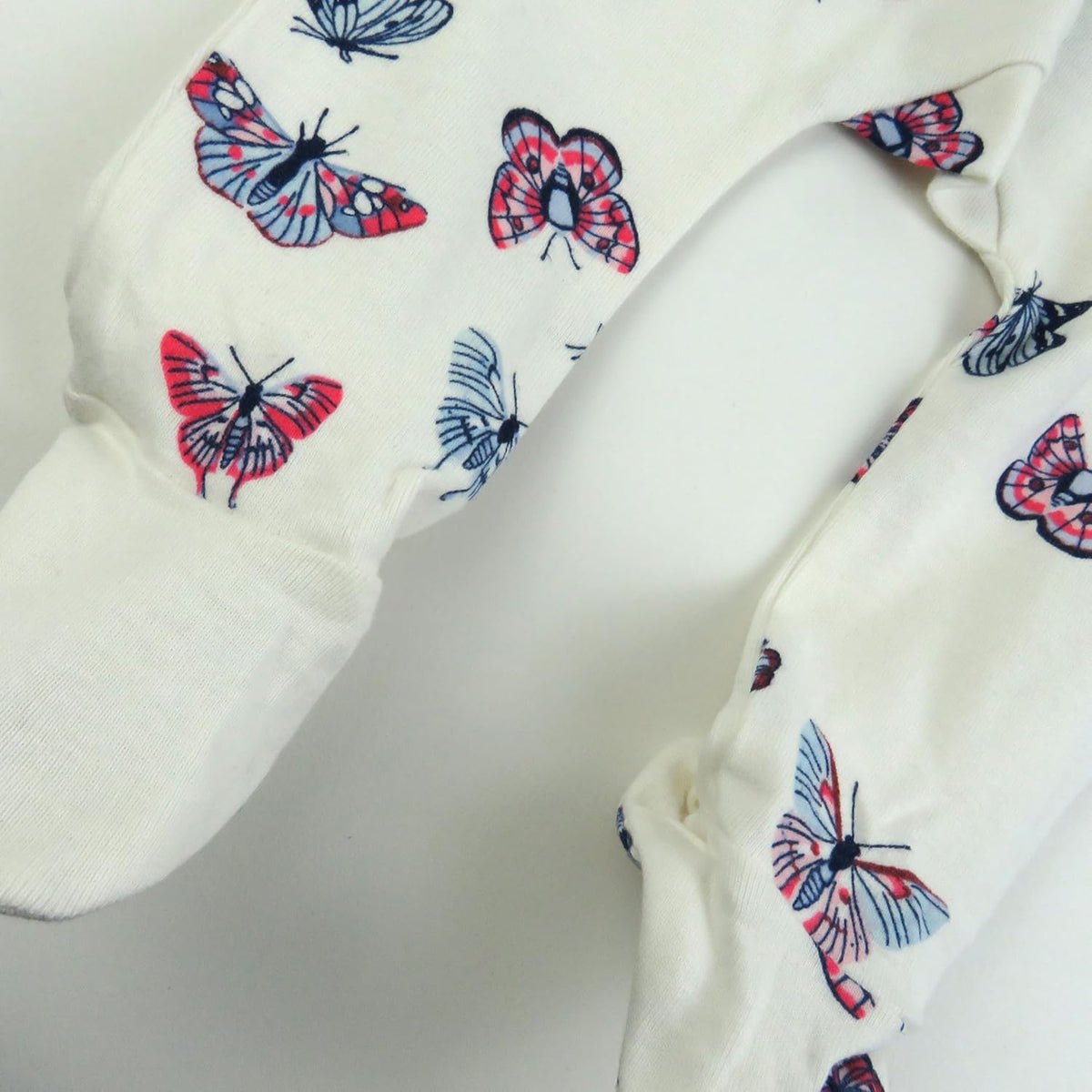 HonestBaby 3-pack Footed Pants Roomy Fit Pull on Bottoms 100% Organic Cotton for Infant Baby Boys