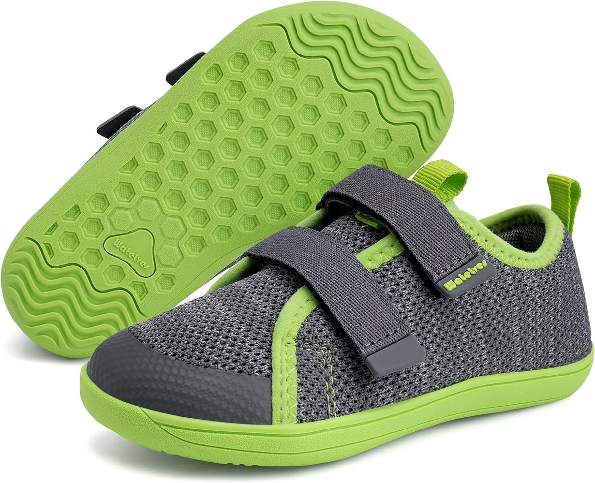 WateLves Toddler Little Kids Wide Barefoot Shoes The First Walking Shoes Girls Boys Breathable Zero