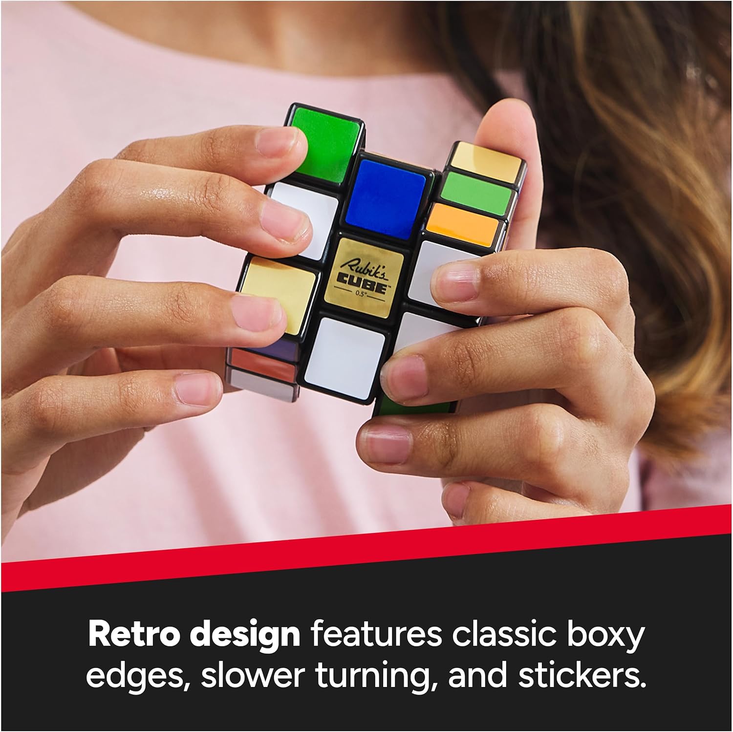 Rubik's Cube, Special Retro 50th Anniversary Edition, Original 3x3 Color-Matching Puzzle Classic