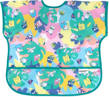 Bumkins Bibs - Toddler Bibs, Waterproof, Large for 1-3 Years, Short Sleeve