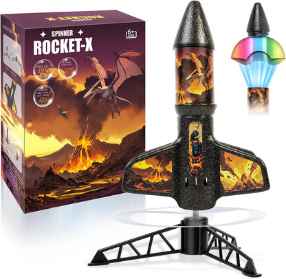 Rocket Launcher for Kids - 200 Ft of Flight Altitude, Model Rocket with Launch Set, Rockets Outdoor