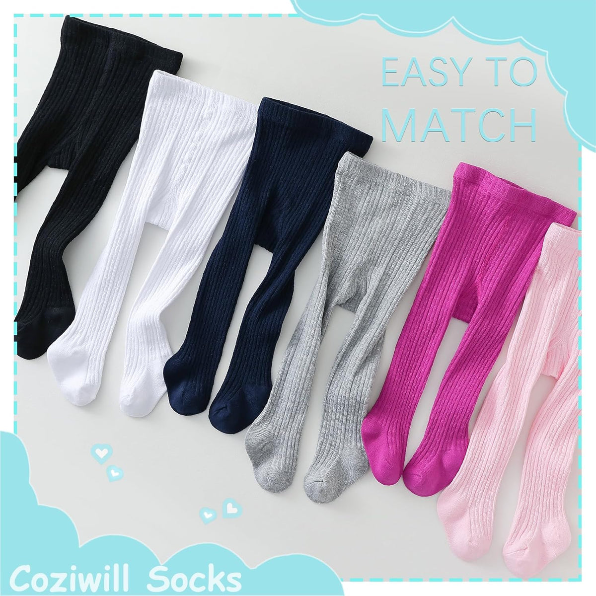 Baby Tights Toddler Stockings Tights Soft Cotton Cable Knit Baby Girl Tight Leggings Newborn Infant
