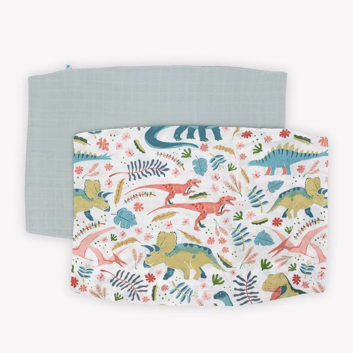 Little Unicorn Standard Pillowcase 2 Pack | Super Soft & Breathable Muslin Fabric | Snug Envelope