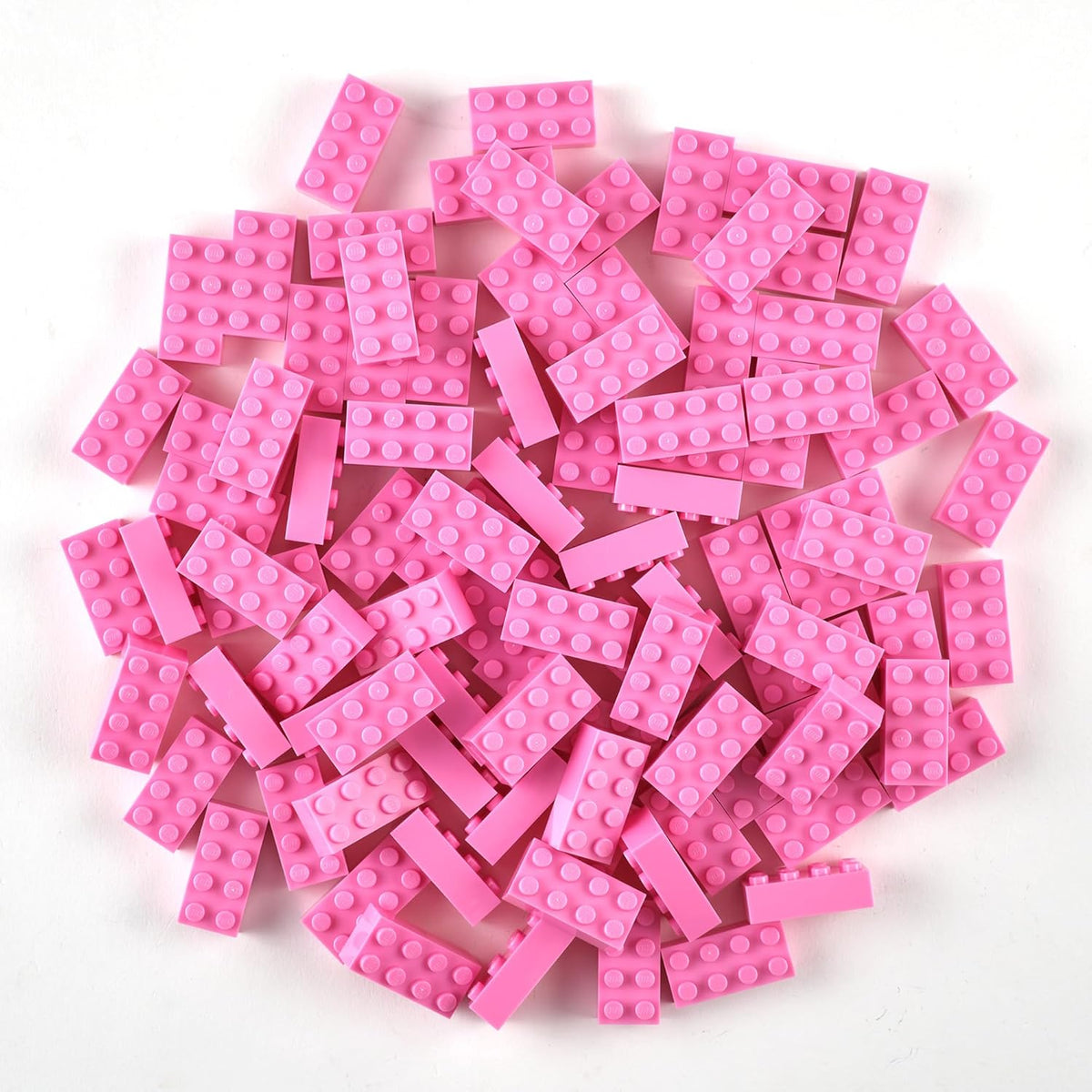 Strictly Briks Classic Bricks Starter Kit - 96 Pink 2x4 Blocks - Creative Play Set for Ages 3+
