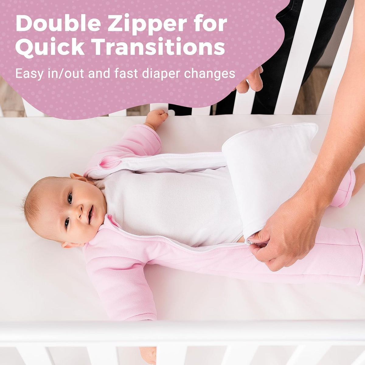 Magic Sleepsuit Baby Merlin's Bamboo/Cotton Baby Swaddle Transition Product - Soft and Cozy Design