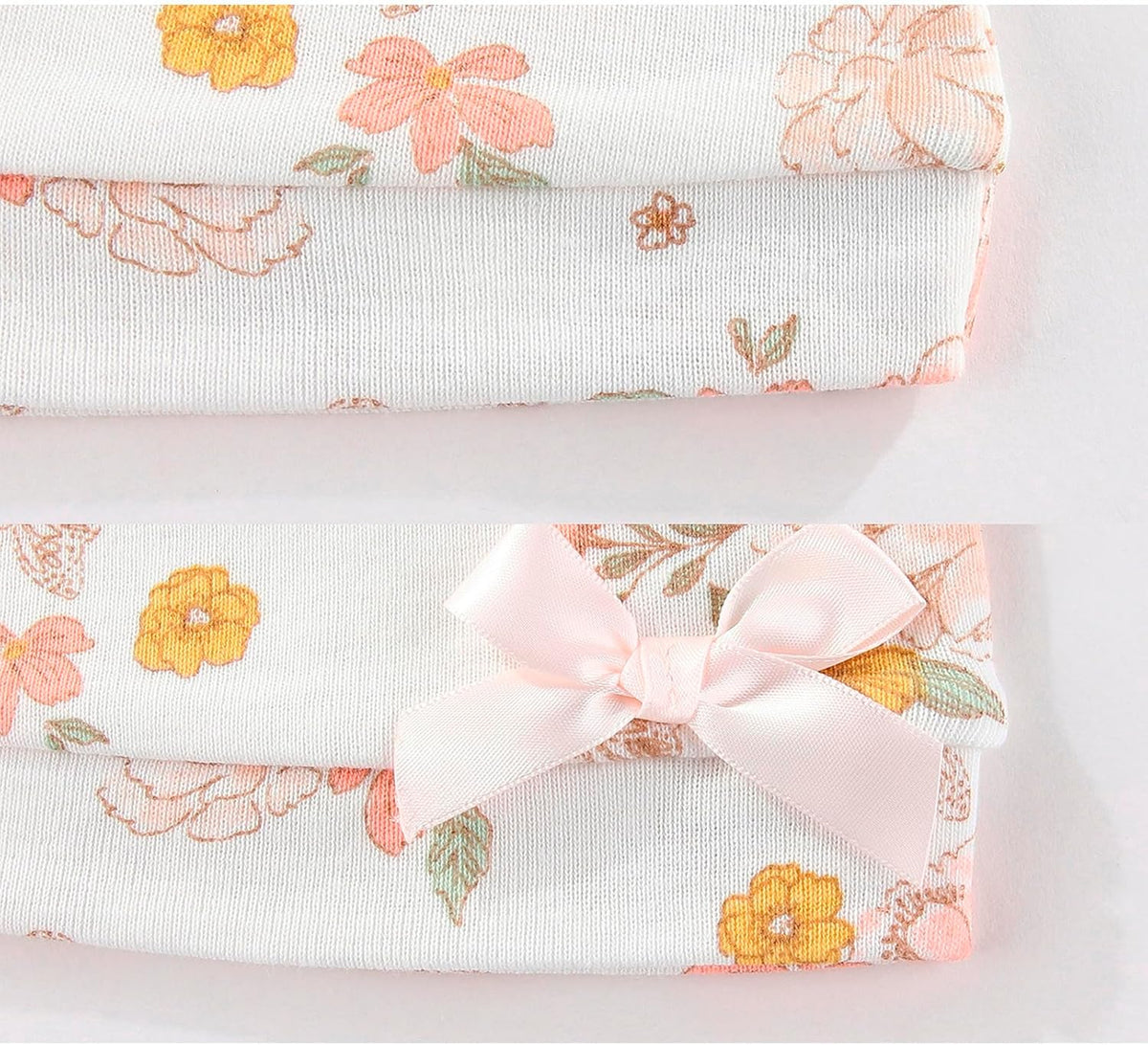 Newborn Baby Boy Girl Caps Mittens Socks Set Cotton Baby Essentials Accessories (Hats+Gloves+Socks)