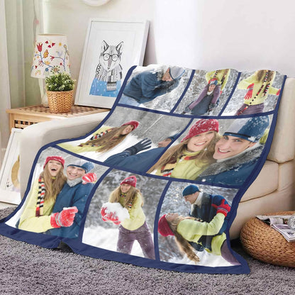 Ships Next Day, Custom Blankets with Pictures, Personalized Gifts for Boyfriend, Girlfriend, Photo