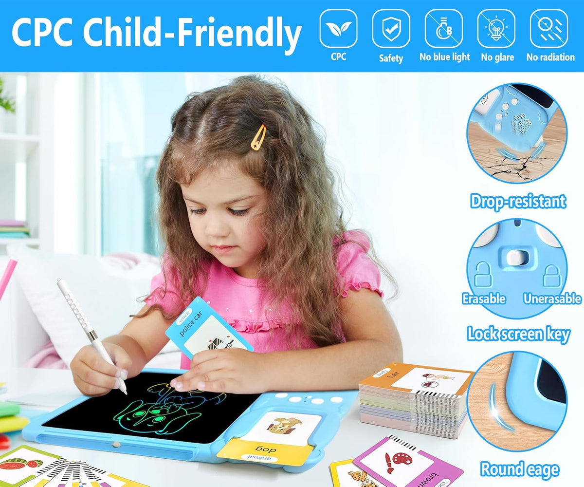 Rylai Toddler Toys Talking Flash Cards, Kindergarten Learning Resources 510 Sight Words with
