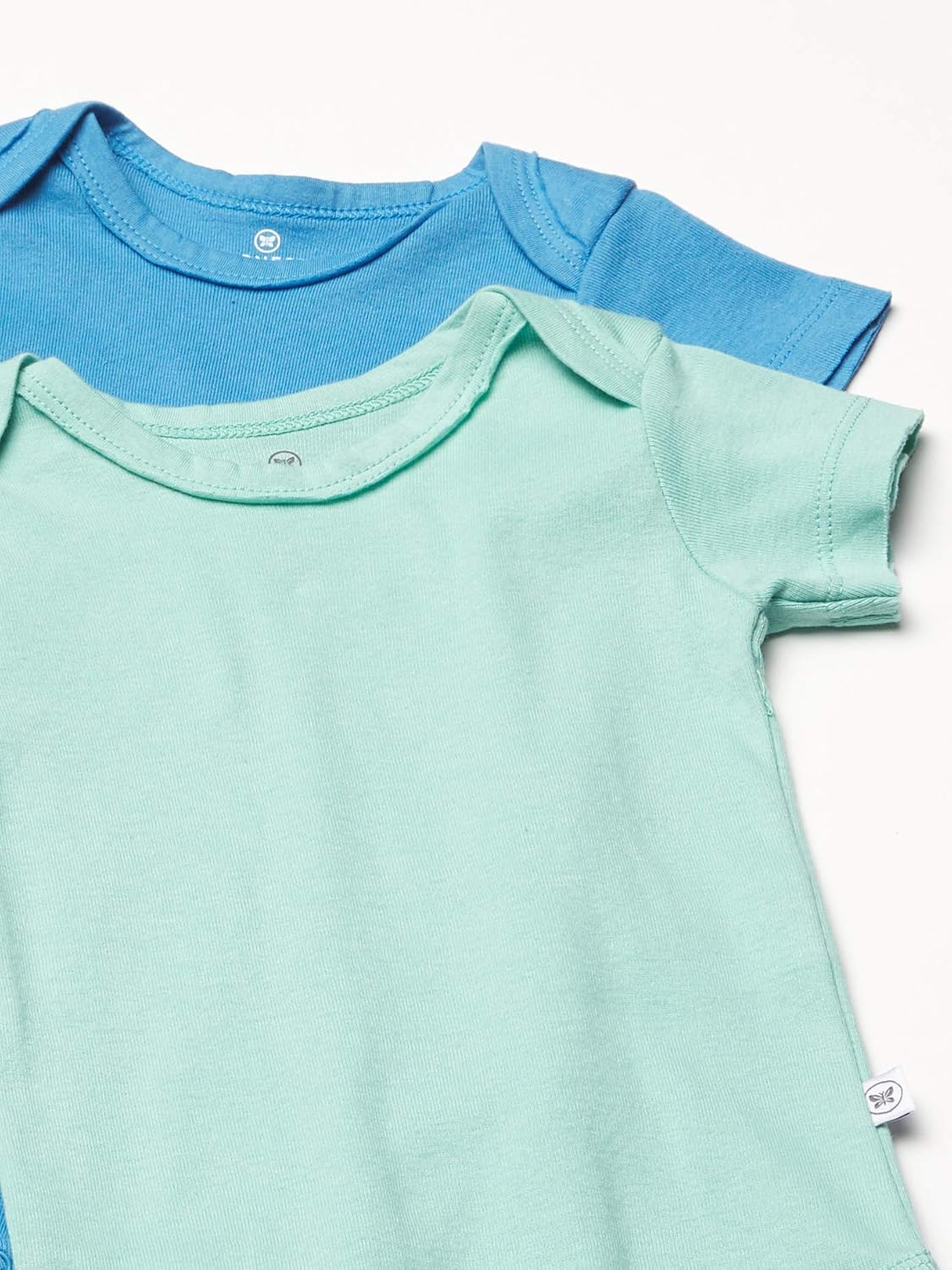HonestBaby unisex-baby 10-pack Short Sleeve Bodysuits One-piece 100% Organic Cotton for Infant Baby