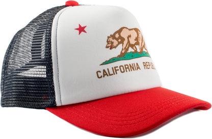 Baby Hats - Baseball Hat, Newborn Youth Flat Brim Mesh Trucker Surf Skate Bubba Bro Fitted Beach