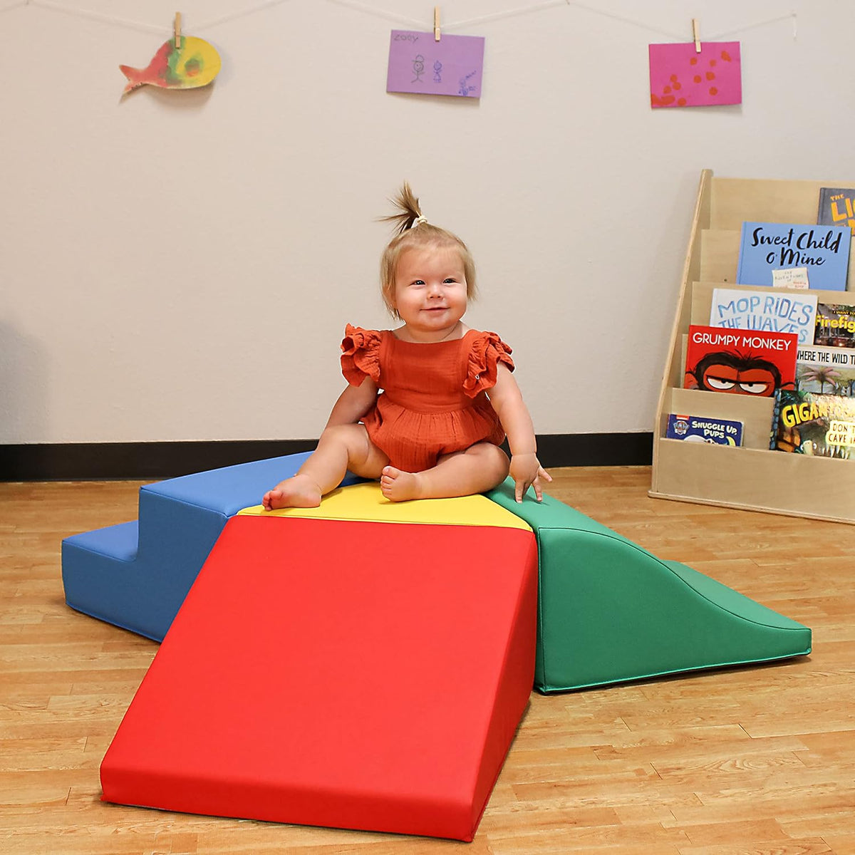 FDP SoftScape Toddler Playtime Junction 360 Climber, Indoor Active Play Structure for Toddlers and
