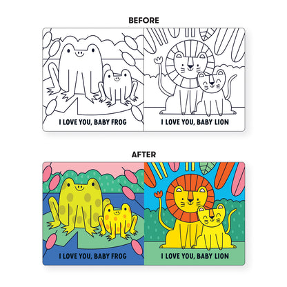 I Love You, Baby – Waterproof Color Changing Magic Bath Book for Babies and Toddlers