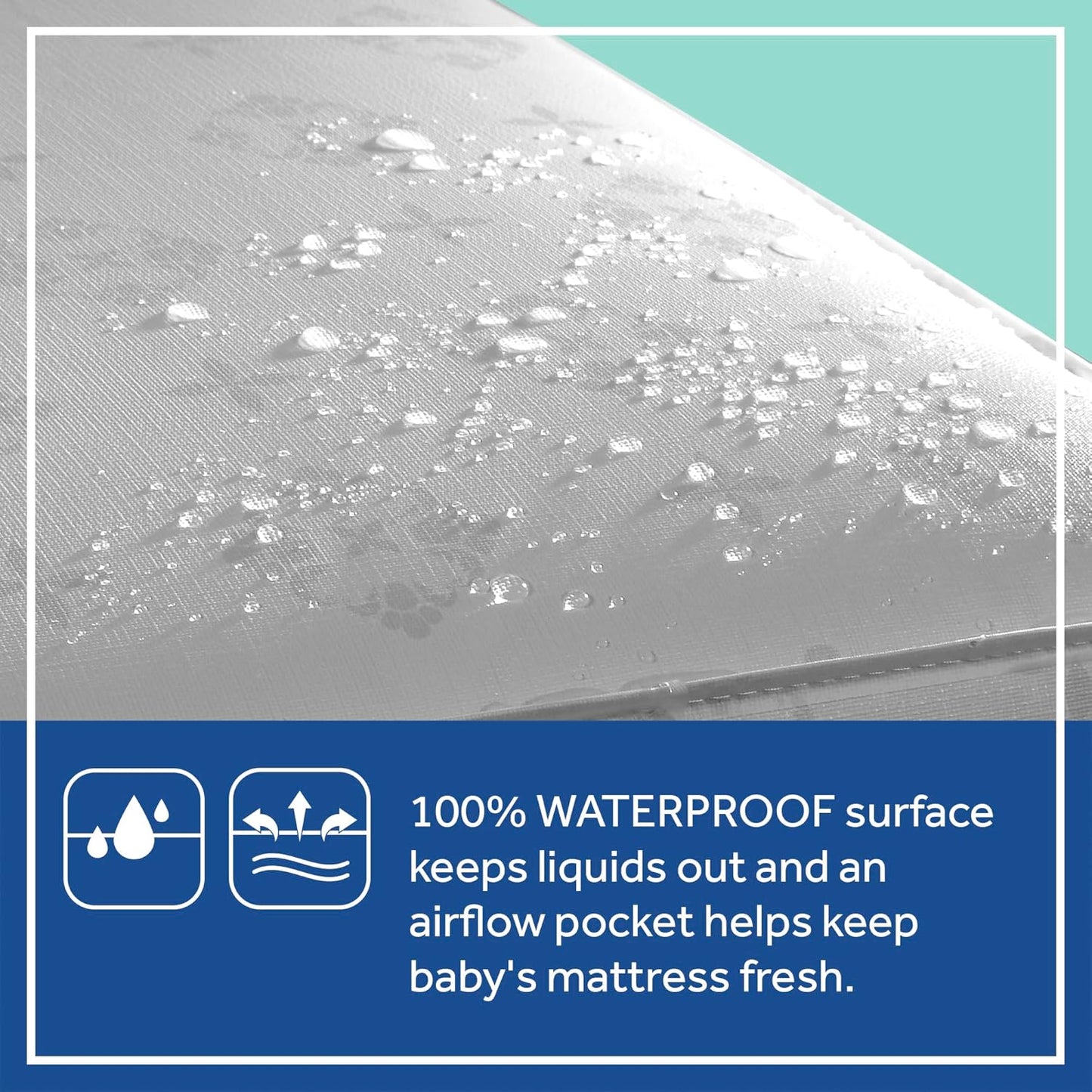 Sealy Baby Airy Night Diamond Breathable Crib Mattress, Made in USA, GREENGUARD GOLD Certified