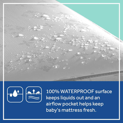 Sealy Baby Airy Night Diamond Breathable Crib Mattress, Made in USA, GREENGUARD GOLD Certified