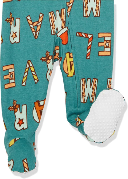 Amazon Essentials Disney | Marvel | Star Wars Unisex Babies' and Toddlers' Snug-Fit Cotton Footed