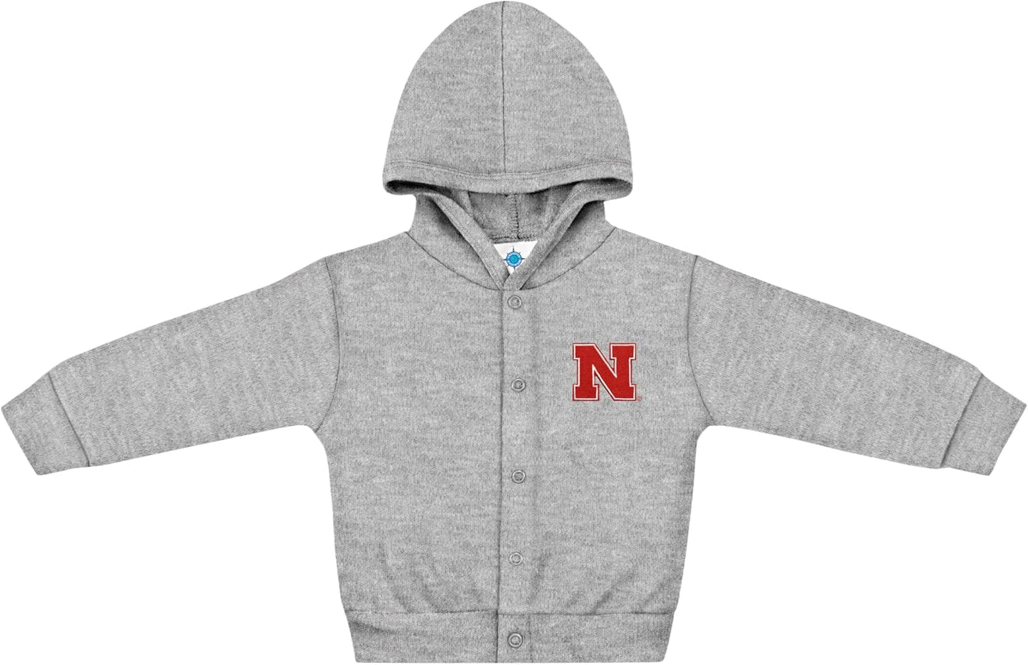 Creative Knitwear College Baby Snap Hooded Jacket - Team Logo, Multiple Colors, for Boys & Girls