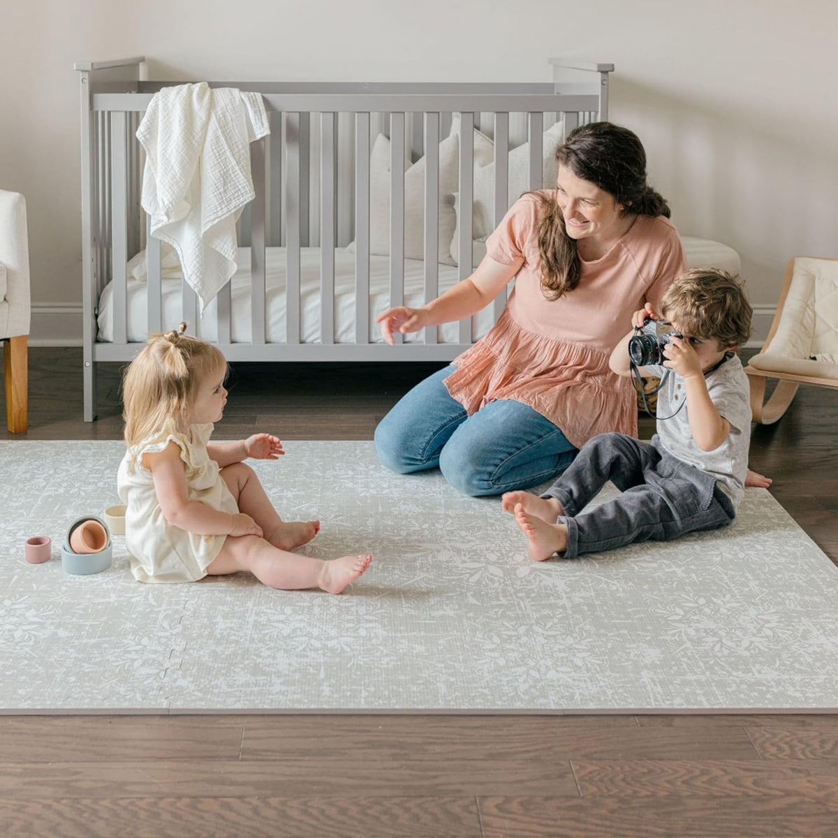 Baby Play Mats for Floor - Eden (6x6ft) - Premium EVA Foam Play Mat for Babies & Toddlers - Perfect