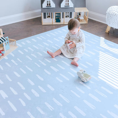 Baby Play Mats for Floor - Shoreline (4x6ft) - Premium EVA Foam Play Mat for Babies & Toddlers