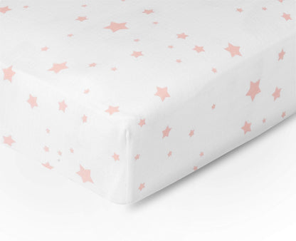 Newton Baby Mini Crib Fitted Sheets (2-Pack) | Organic Muslin Cotton, Breathable & Soft Baby