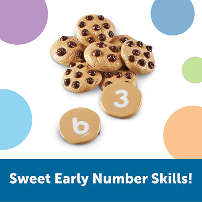 Learning Resources Smart Counting Cookies - Chocolate Chip Play Food, Preschool Activities, Toddler