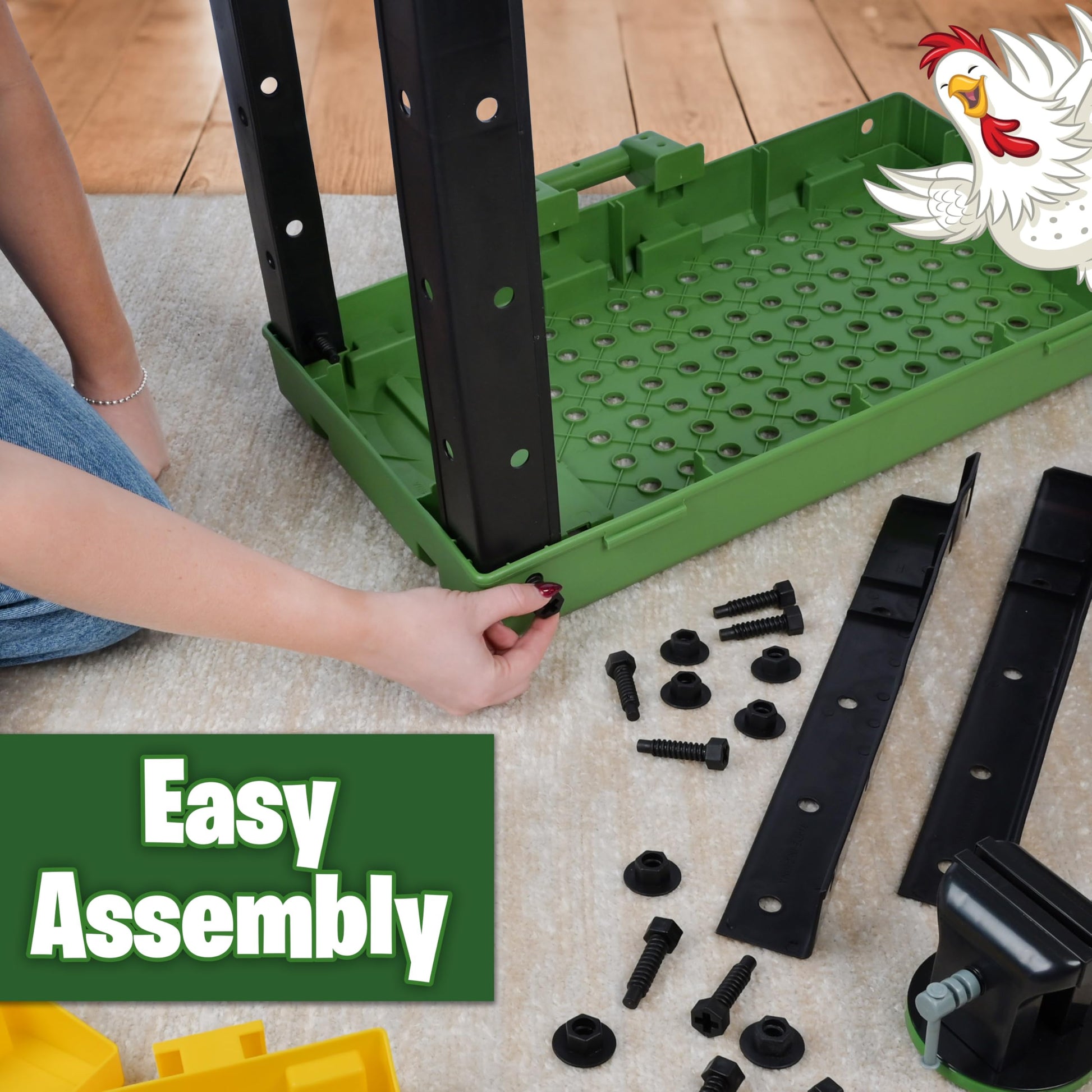 John Deere Kids Workbench, Power Tools Workshop - 39 Pieces - Ages 5+